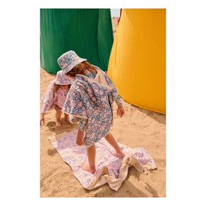 Louise Misha - Badeponcho Mael aus Bio-Baumwolle | Blau