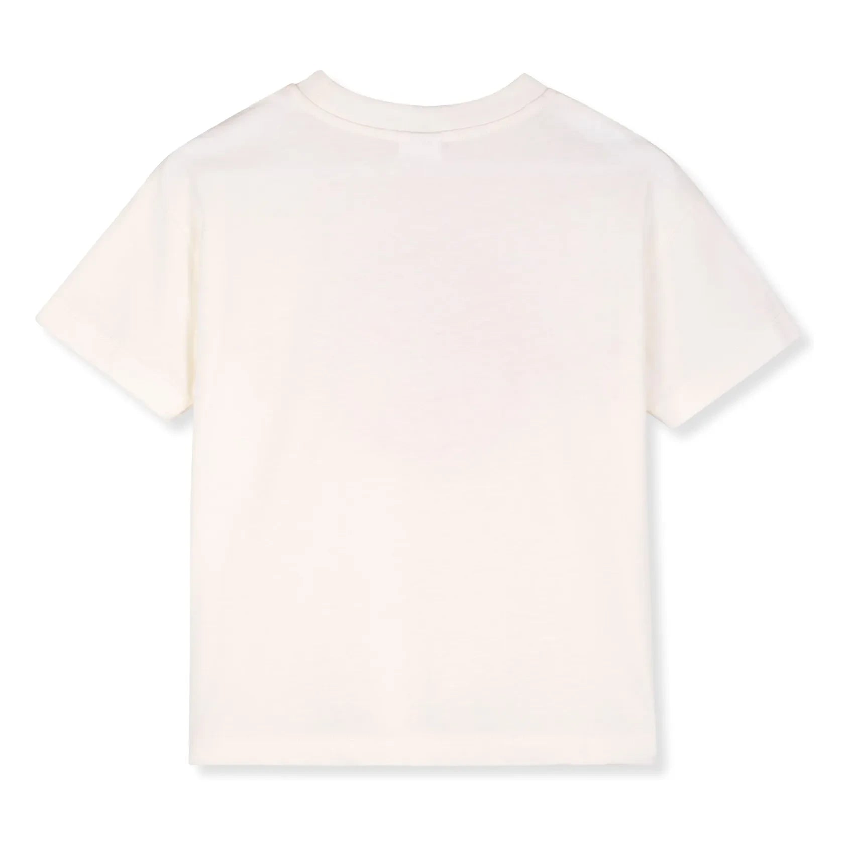 Wynken – T-Shirt mit Smiley-Motiv aus Bio-Baumwolle | Ecru