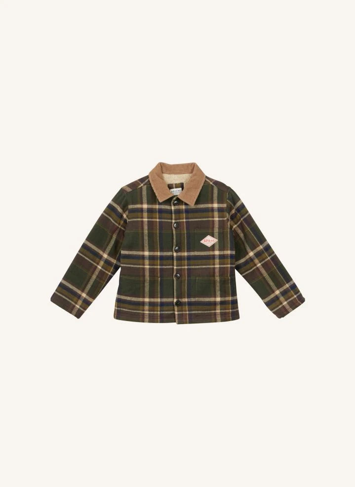 Arsène et Les Pipelettes - Gabin overshirt | Waldgrün