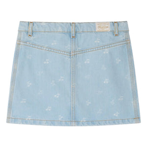 Bonpoint - Tison Cerises Denim Etek | Açık Mavi
