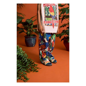 Maison Mangostan - Parrot Pantolon | Mavi