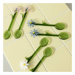 &Klevering - Löffel Flora - 2er Set | Weiß