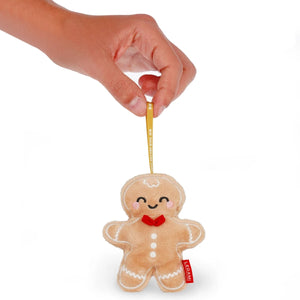 Legami - Plüschspielzeug Weihnachtsdekoration - Lebkuchen - Oh-Oh-Ohrnaments