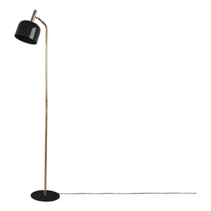 Present Time – Emaillierte Smart-Stehlampe | Schwarz