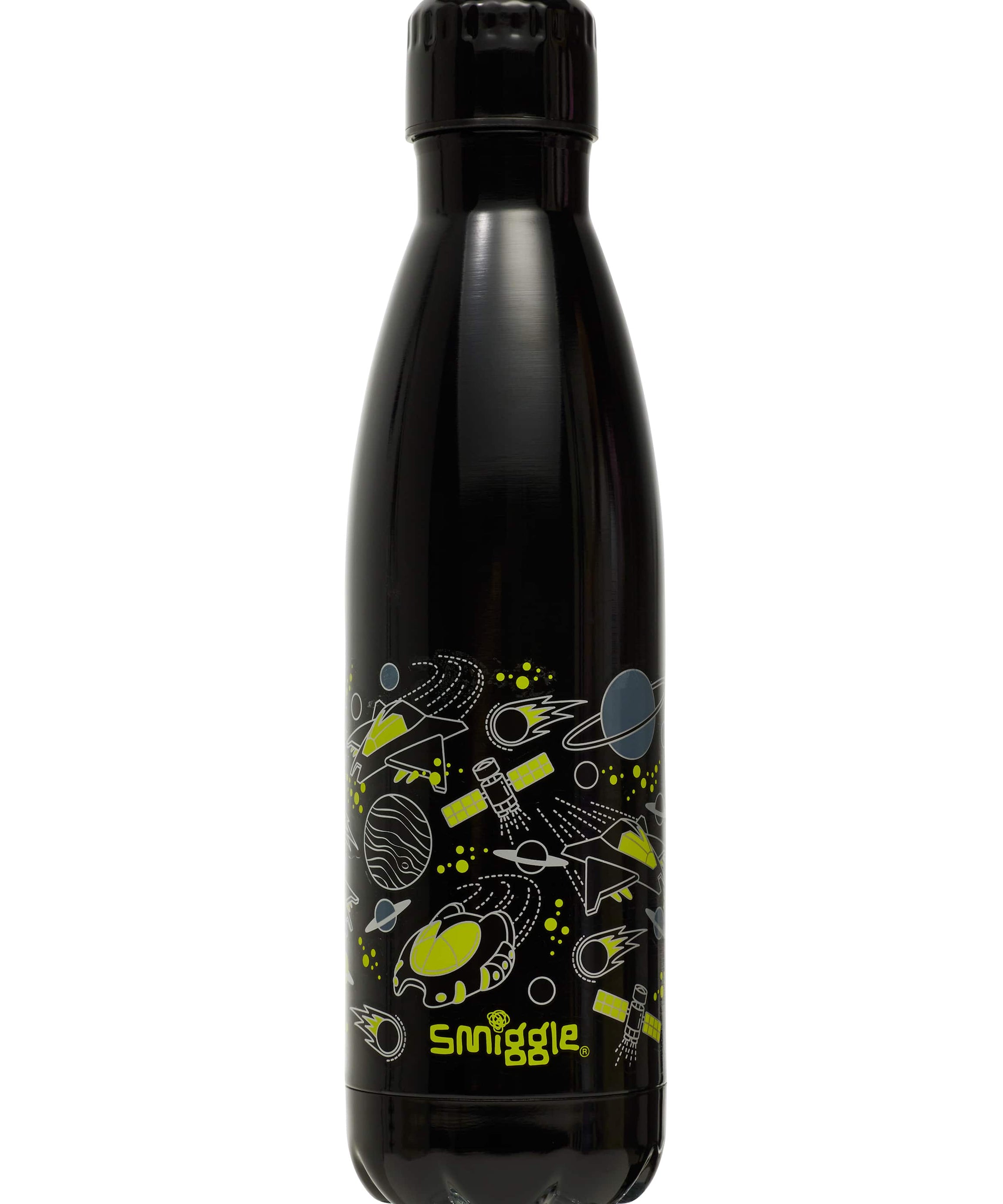 Smiggle - Fly High Kapaklı Çelik 500ML Matara-Dinossi