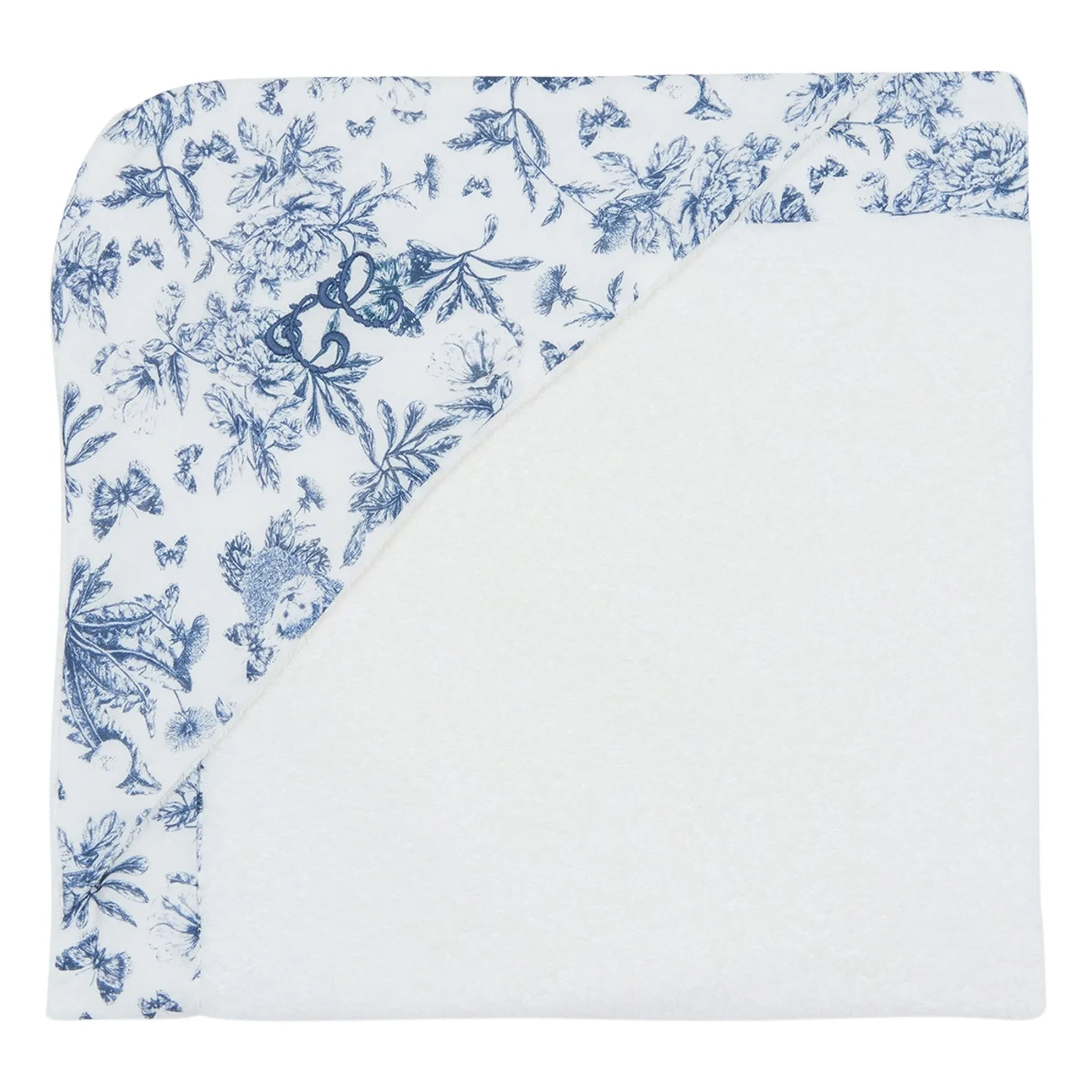 Tartine et Chocolat - Toile de Jouy Badetuch | Marineblau