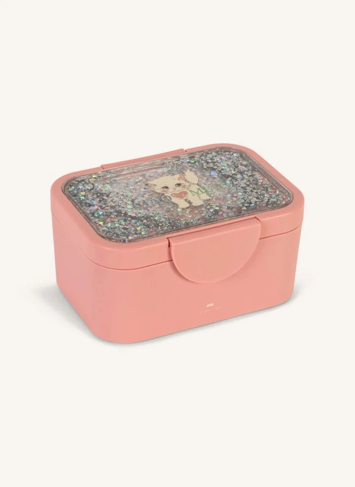 Konges Sløjd - Ciao Miao Glitzer-Lunchbox | Rosa