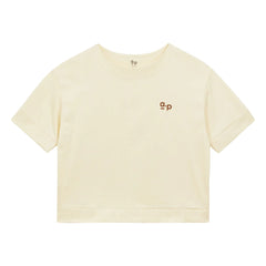 a.p - Jersey Bio-Baumwoll-T-Shirt | Ecru