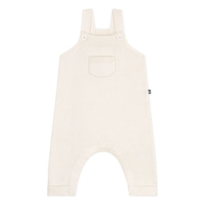Petit Bateau - Trägerhose aus Wolle | Ecru