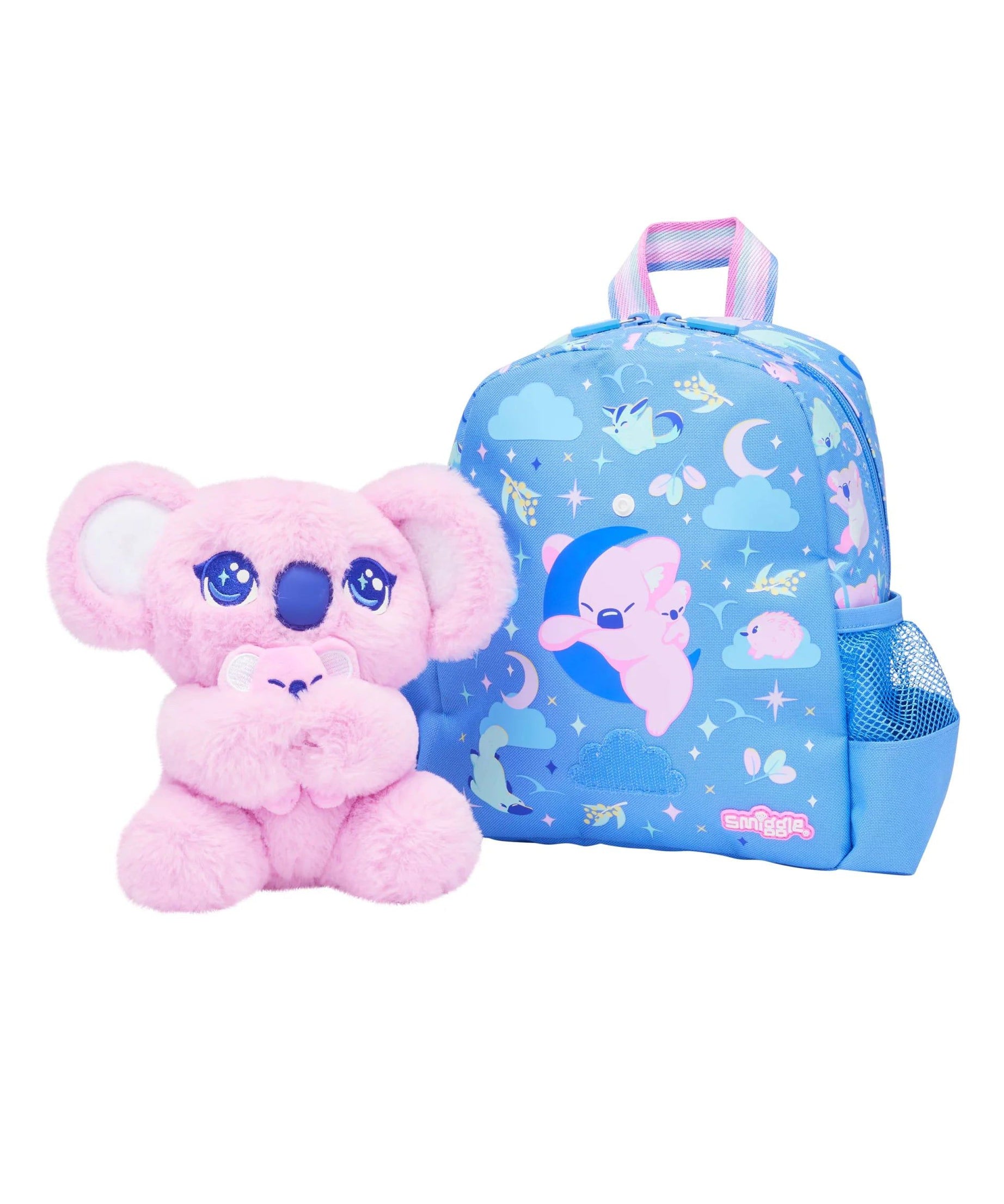Smiggle - Big Dreams Anaokulu Çıkarılabilir Peluşlu Sırt Çantası-Dinossi