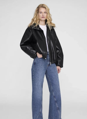 Anine Bing - Cyrus Lederjacke | Schwarz