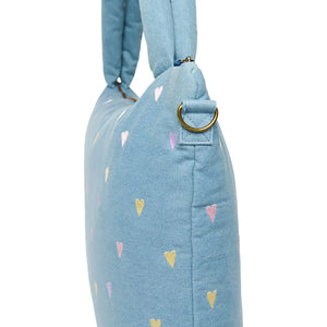 Studio Noos - Hearts Denim Wickeltasche