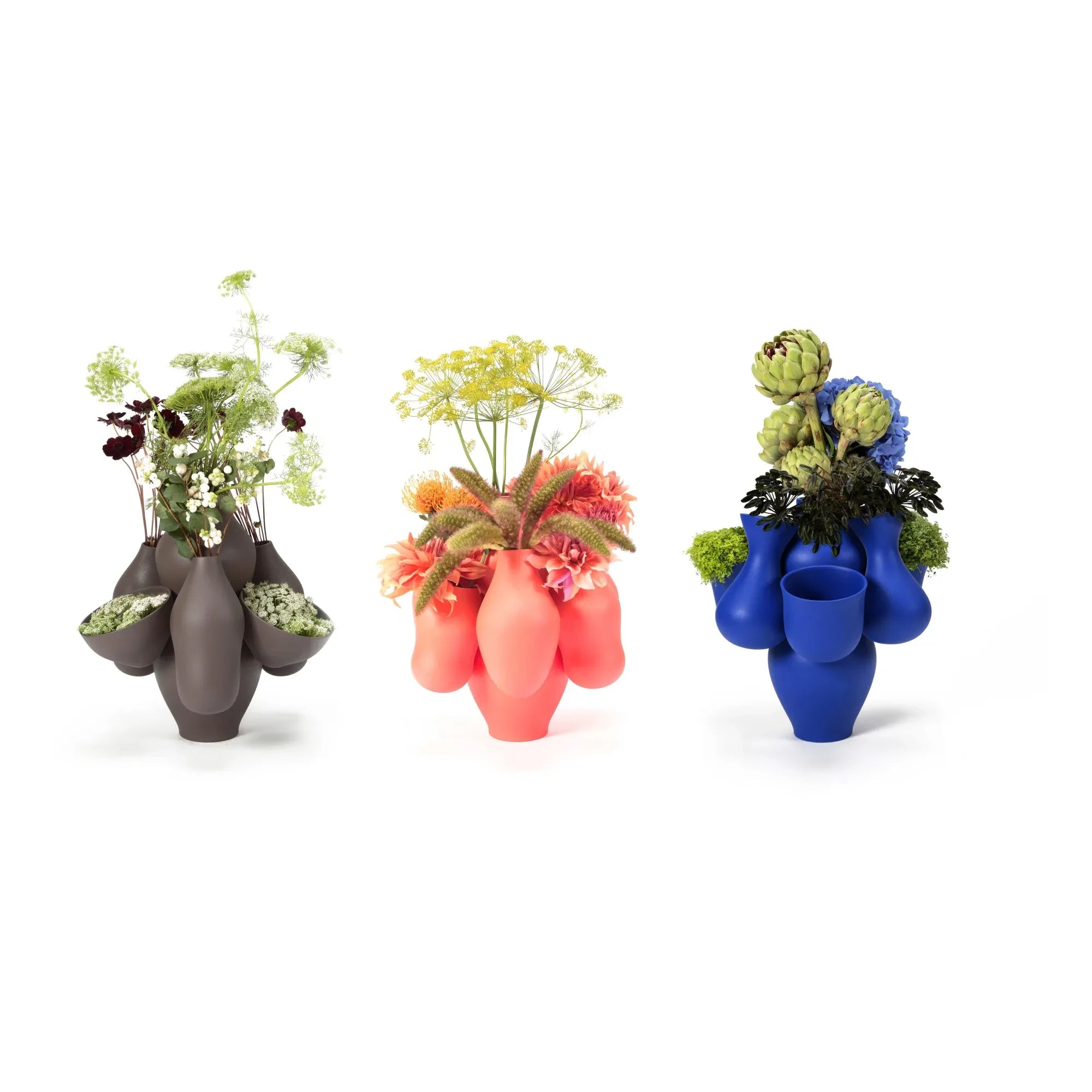 Moustache - Pacha Keramikvase, Jean-Baptiste Fastrez | Creme