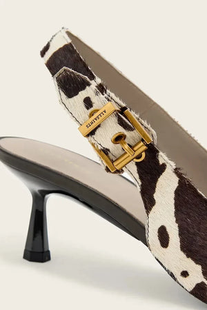 AllSaints Sivri Topuklu Deri Hera Slingback Ayakkabı