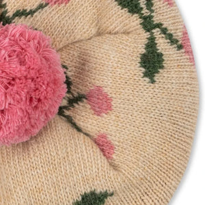Konges Sløjd - Belou Cherry Woll-Beret | Beige