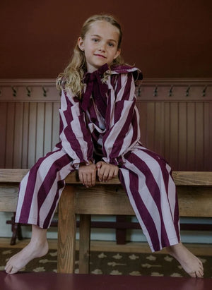 Fliink - Dolly Gestreiftes Kleid | Rosa