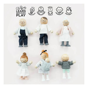 Le Toy Van – Holzpuppenhausfamilie