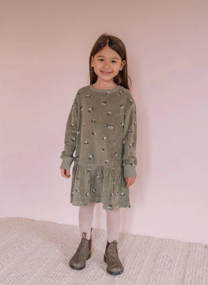 Studio Bohème - Chicas Gui Organik Baumwolle Samt Kleid