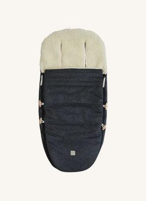 Kaiser - Woolma Woll-Universal-Fußsack | Kohlegrau