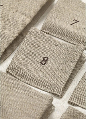 Ferm Living - Adventskalender aus Bio-Baumwolle