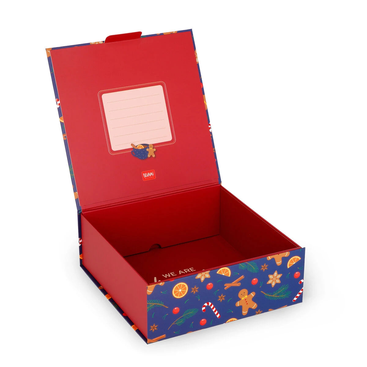 Legami - Medium Noel Geschenkbox - Lebkuchen - Verkaufsbox