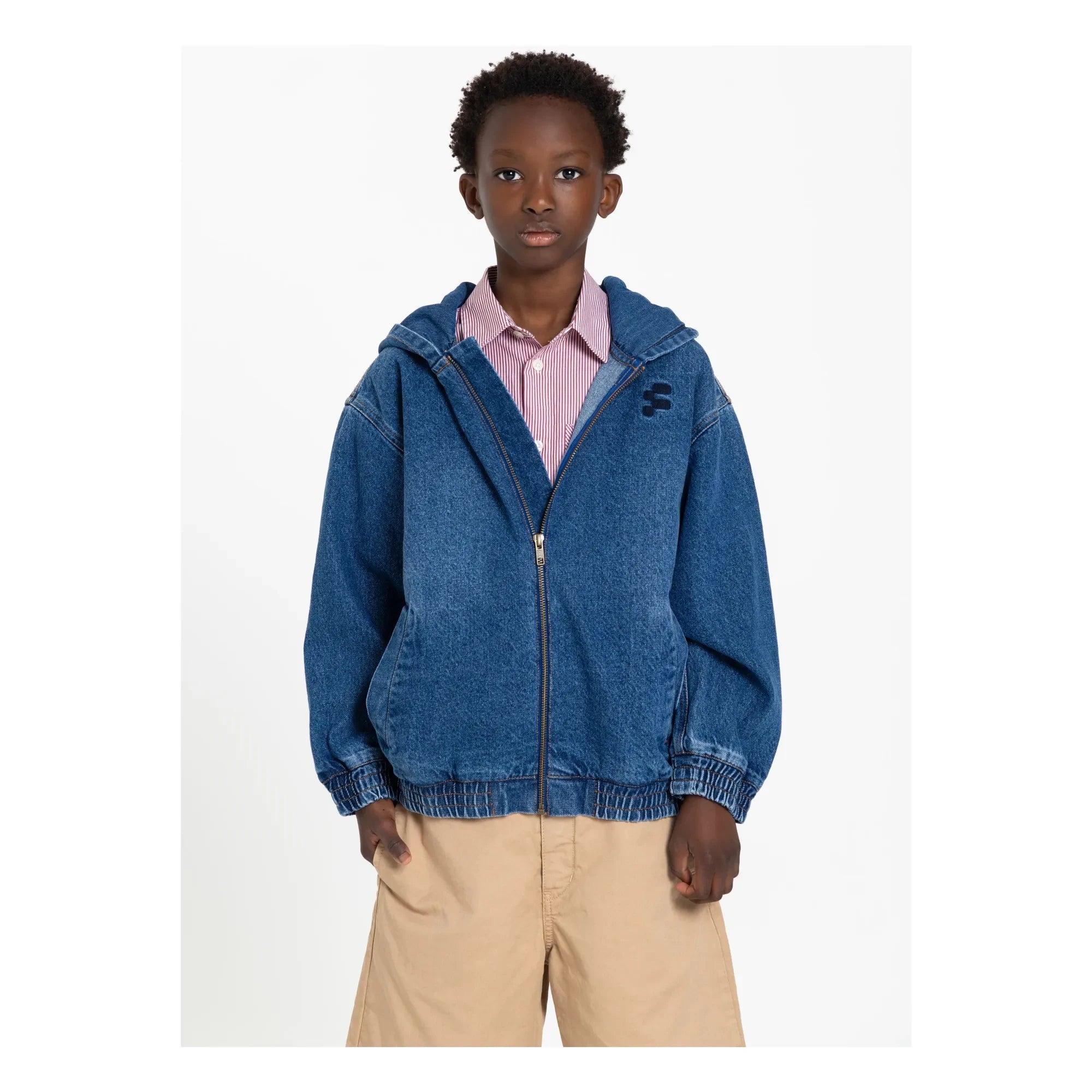 Finger in the nose - Ulrik Jeansjacke | Blau
