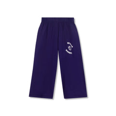 Wynken – Weite Hose aus Bio-Baumwolle | Marineblau