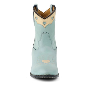 Copenhagen Colors - Kurze Cowboystiefel - Copenhagen Colors X Bootstock | Hellblau