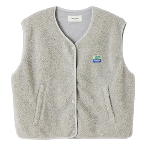 American Vintage - Hoktown Ärmellose Jacke | Hellgrau