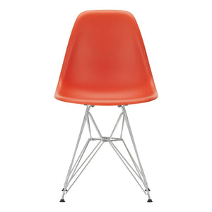 Vitra - DSR Plastikstuhl - Chromgestell - Charles & Ray Eames | Mohnrot