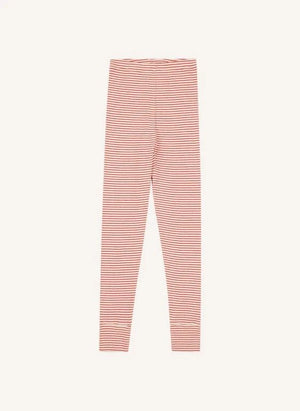 Caramel - Judd Gestreifte Baby Leggings | Rot
