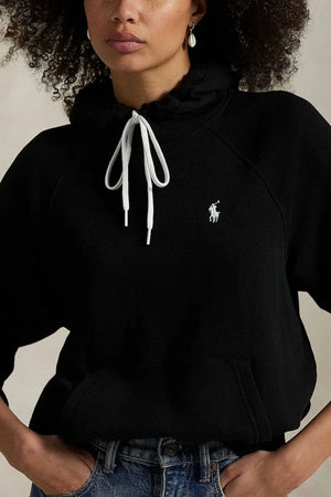 Polo Ralph Lauren kapüşonlu kadın sweatshirt pamuklu