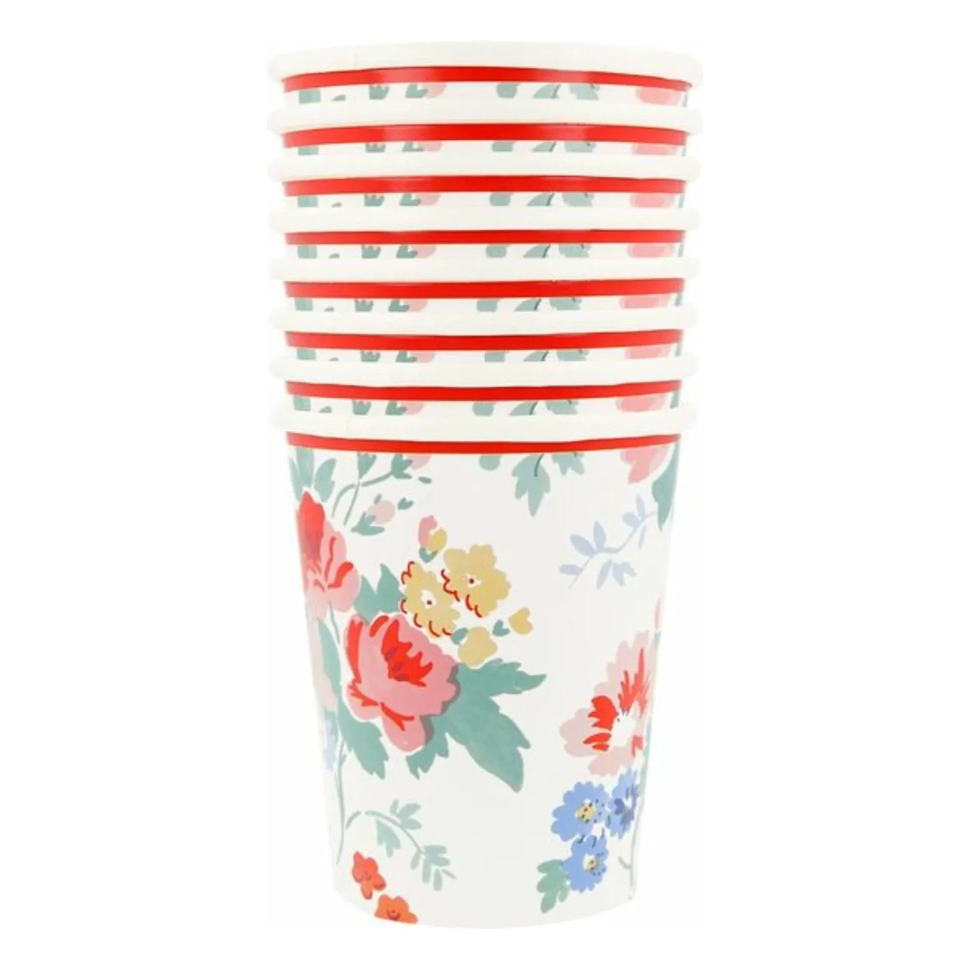Meri Meri - Vintage Blumenbecher - 8er Set