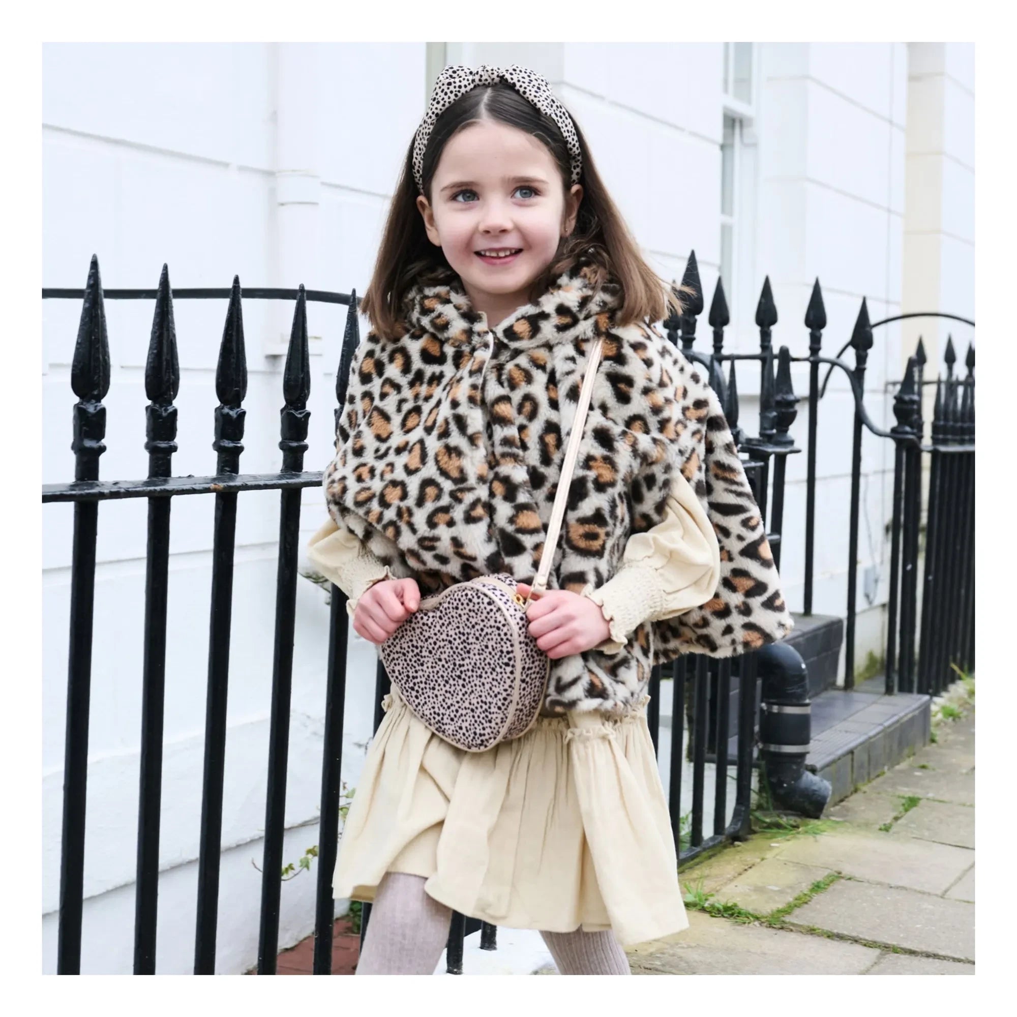 Rockahula Kids - Leoparden-Herztasche | Beige