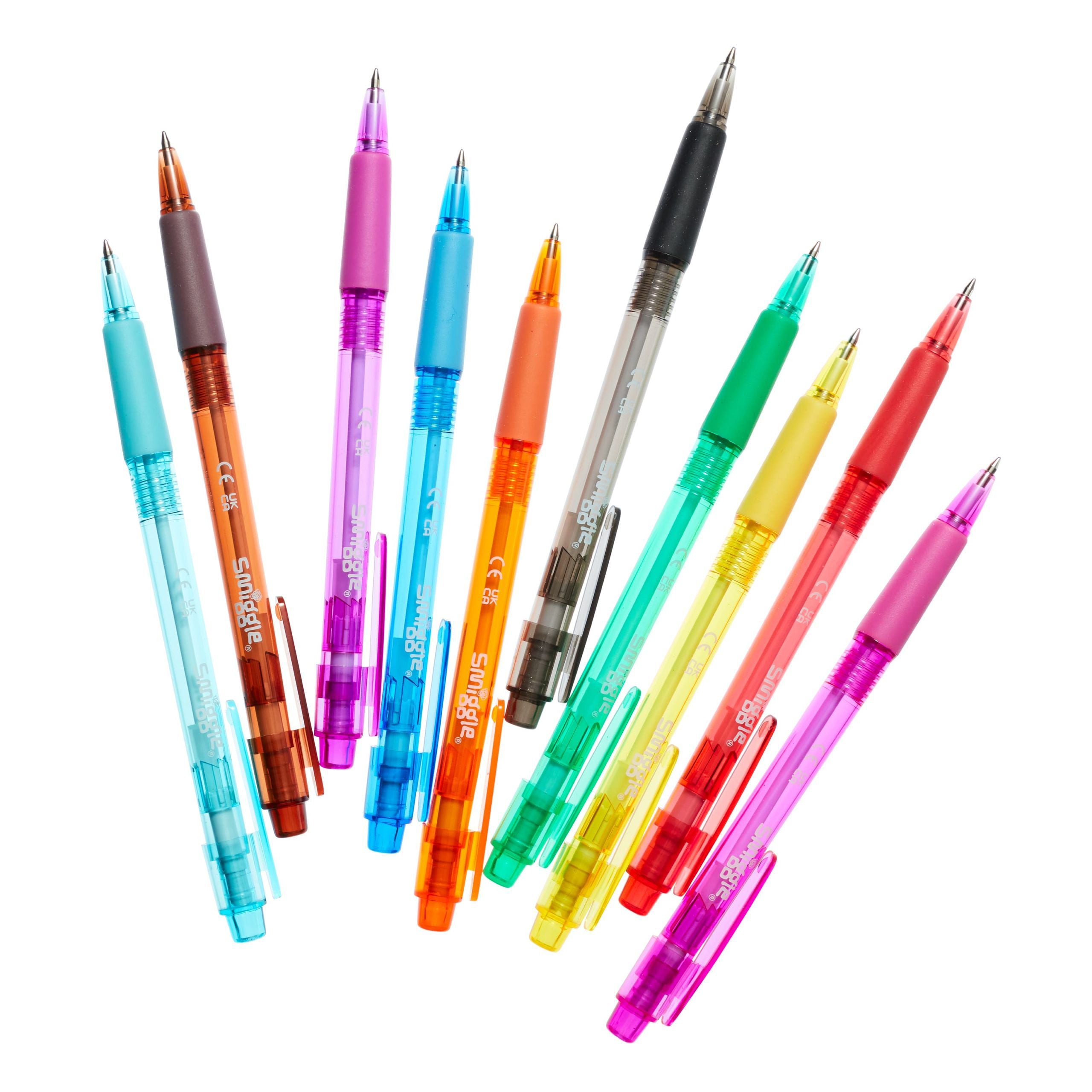 Smiggle - Renkli Pop Tükenmez Kokulu Kalemler X10-Dinossi