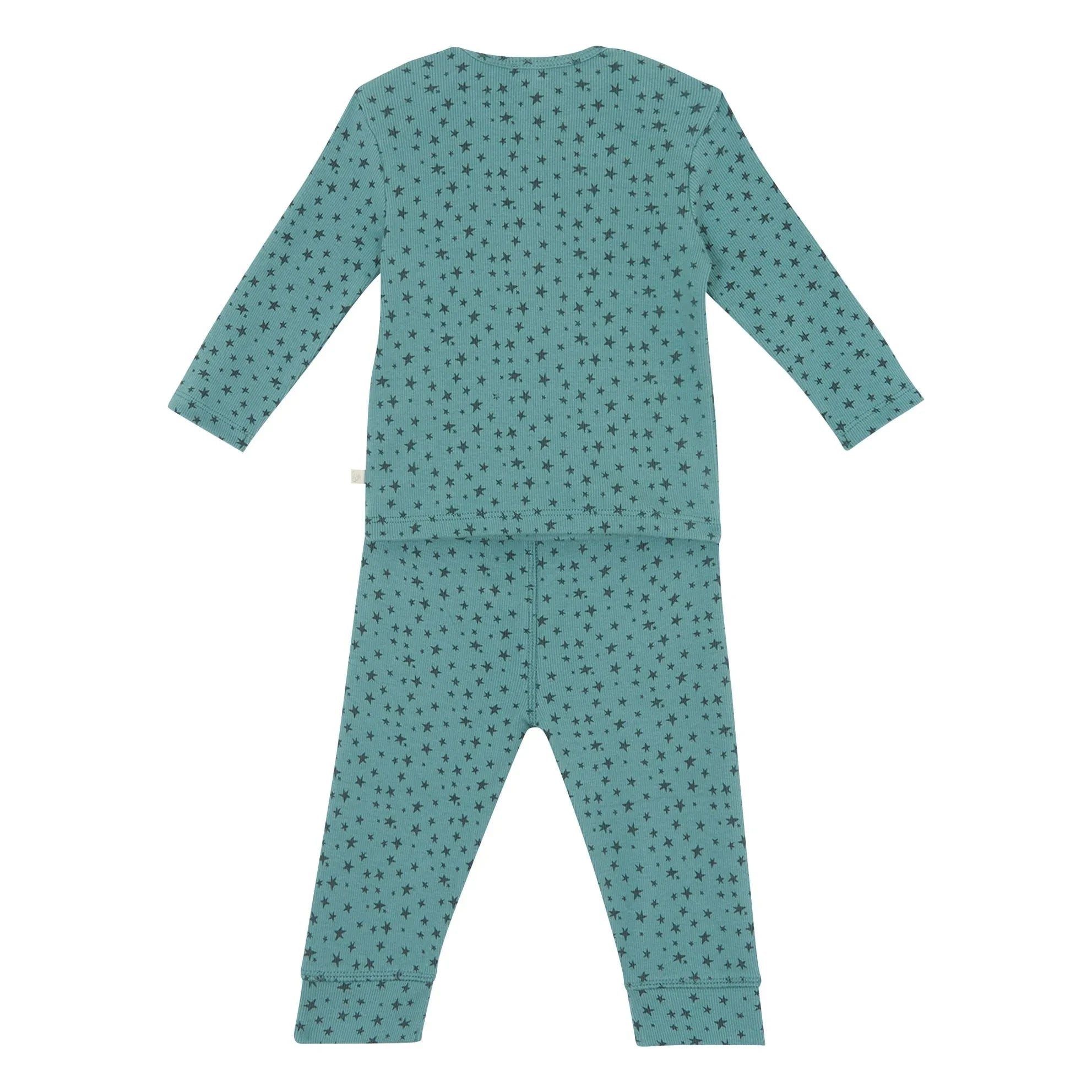 Bonton - Stern T-Shirt und Leggings Set | Pfauenblau