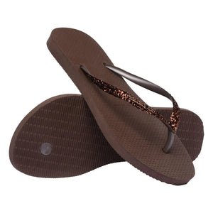 Havaianas - Slim Glitter Flip-Flops | Schokolade