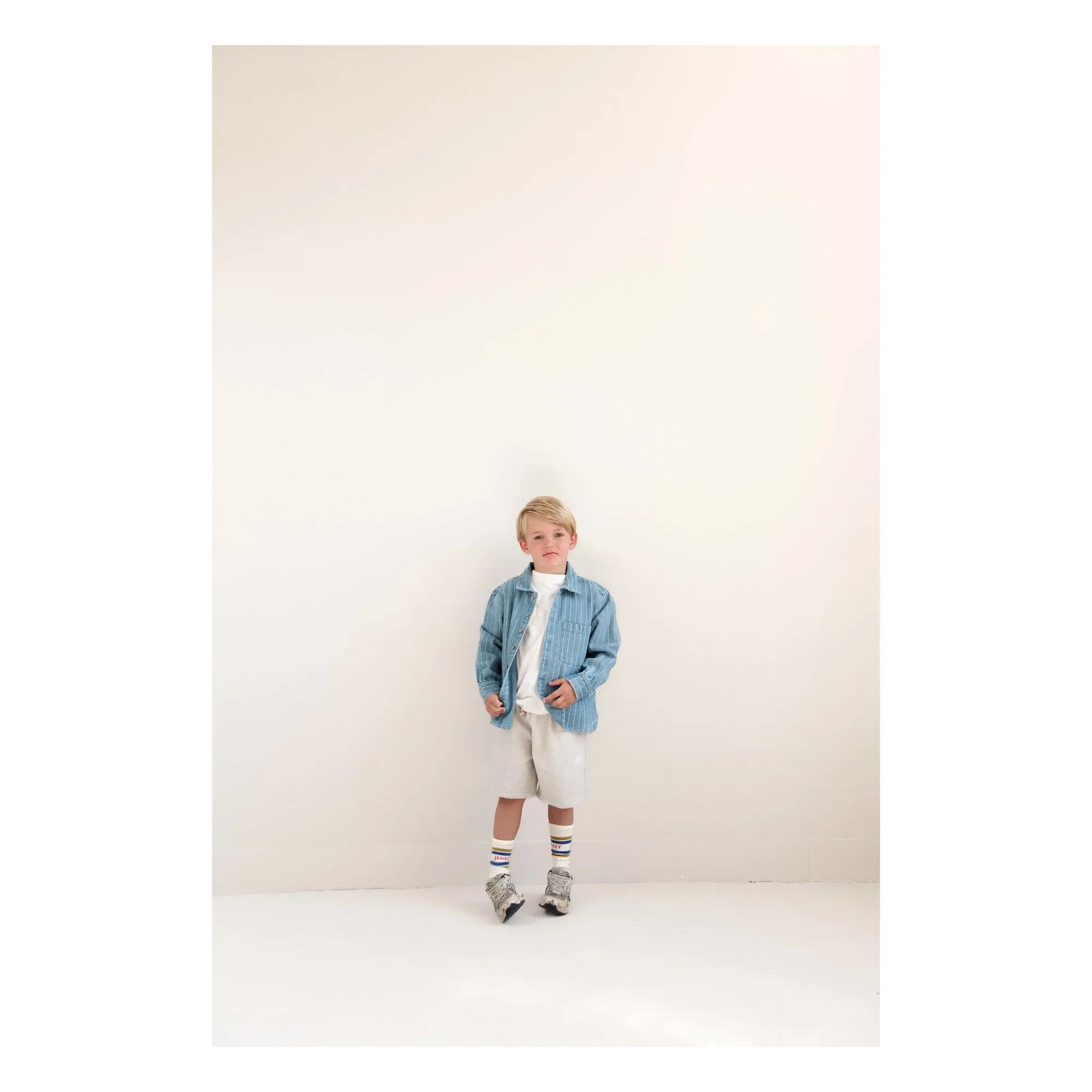 Jenest - Xavi Bio-Baumwoll-Shorts | Hellgrau