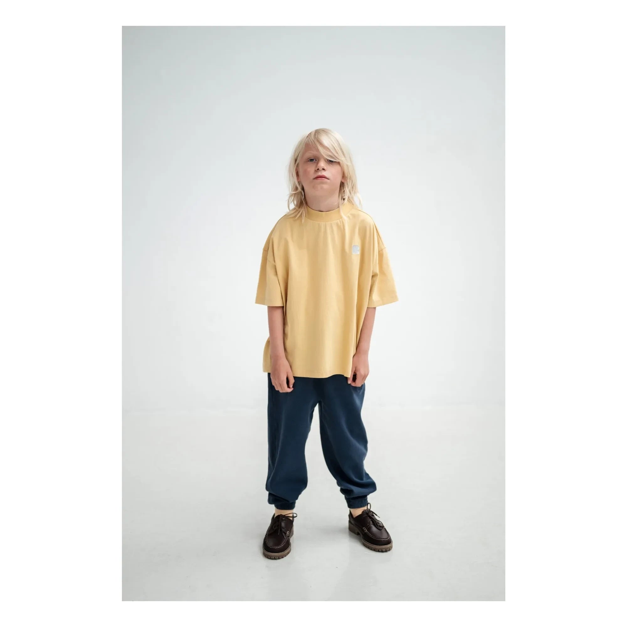 Repose AMS - Boxy Fit R Bio-Baumwoll-T-Shirt | Gelb