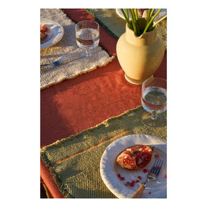 Lorena Canals - Twill Amerikan Servisler - 2'li Set | Adaçayı
