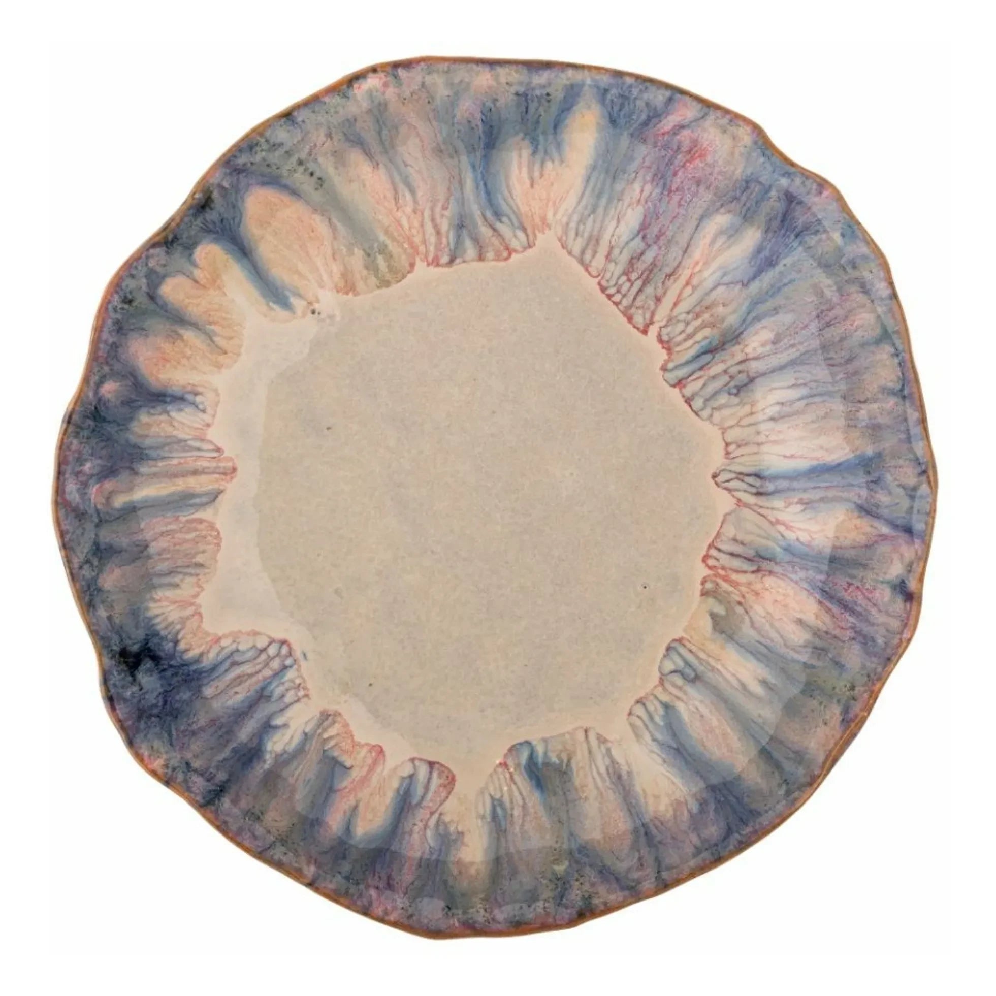 Bloomingville - Amalia Steingut Teller | Blau