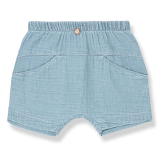 1+ in the family - Anafi Denim Shorts | Hellblau
