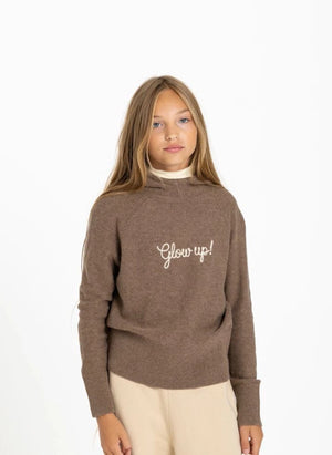 Smallable Kid - Soline Glow Up Wolle Pullover | Braun