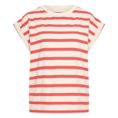 By Bar - Tobi Pamuk Matrosen T-Shirt | Rot