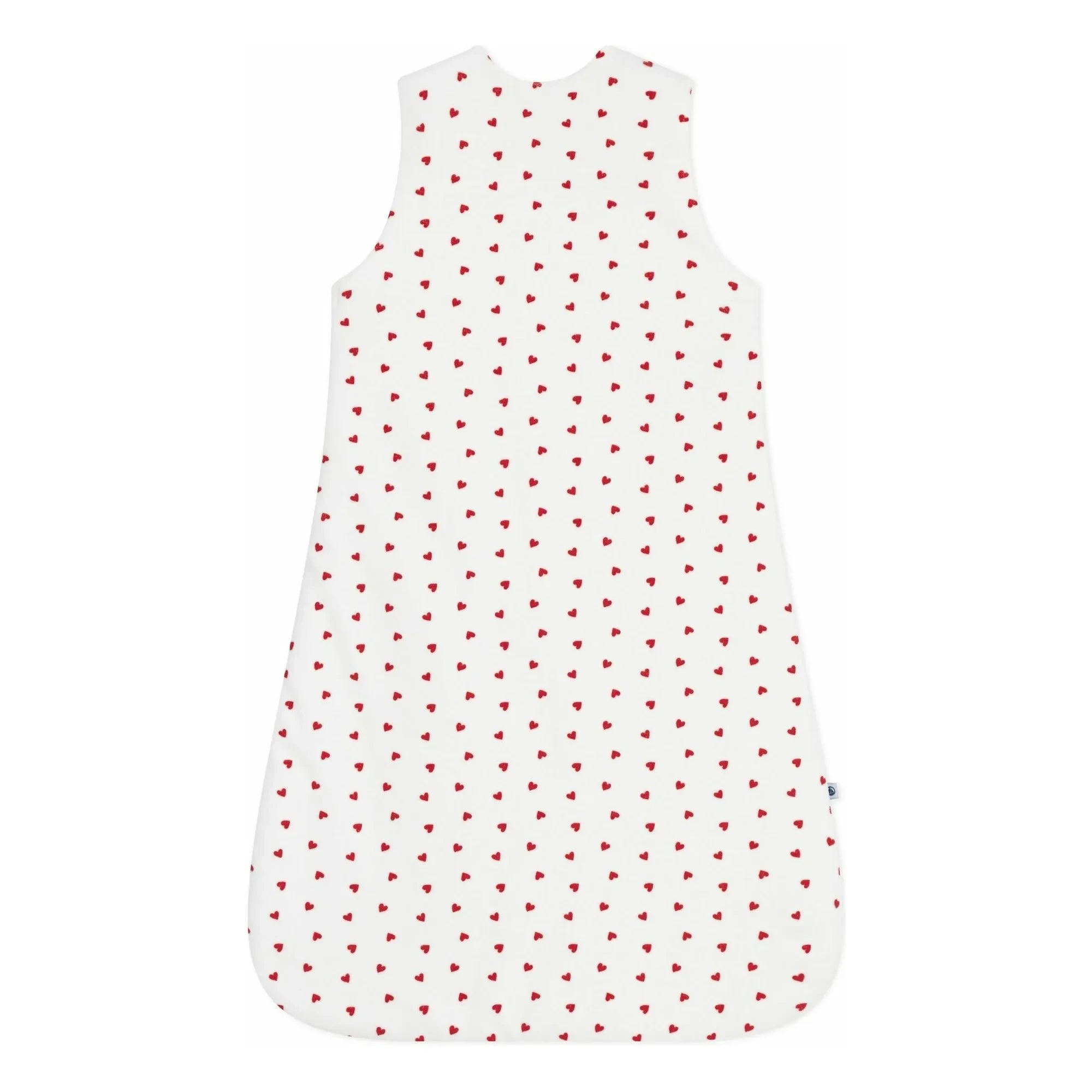 Petit Bateau - Schlafsack mit Herzen | Weiß