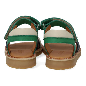 Angulus - Sandalen mit doppelten Riemen | Wiesengrün