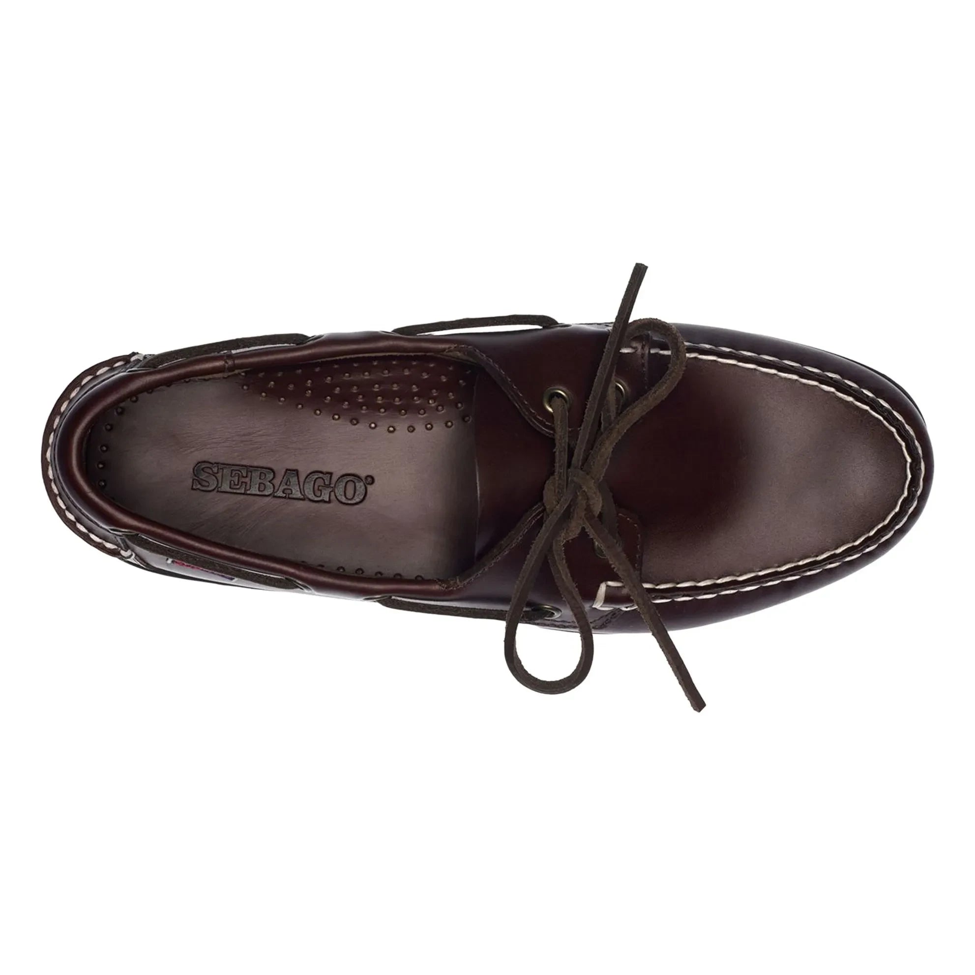 Sebago – Docksides Portland Waxed Loafer | Dunkelbraun