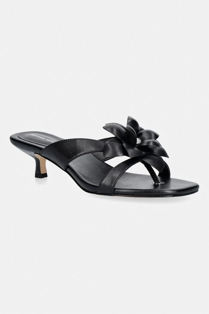 MICHAEL Michael Kors Kadın Deri Terlik Jacie Kitten Sandal