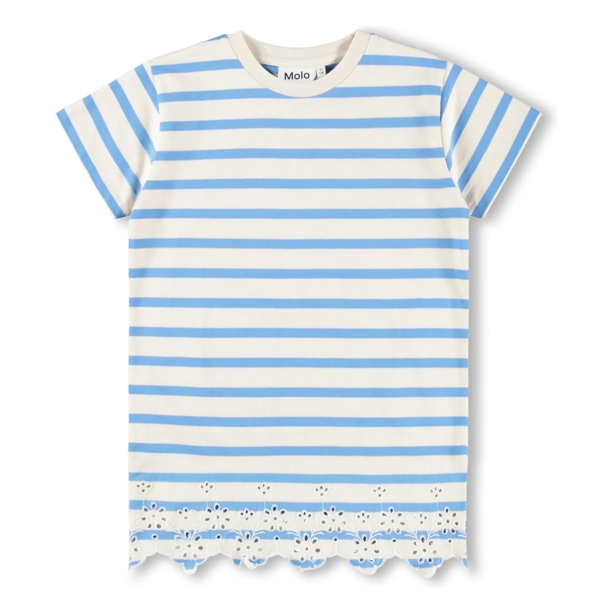 Molo - Gestreiftes Kirschenkleid | Blau