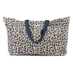 Liewood - Leopar Desenli Maxi Tote Çanta Organik Pamuk | Bej